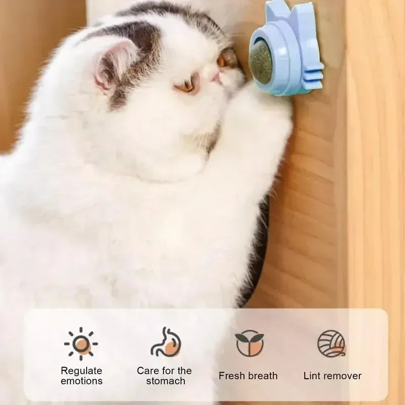 Pelota Interactiva de Catnip para Gatos